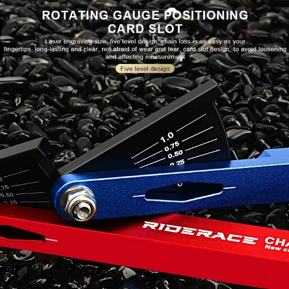 Wear Indicator Measuring Ruler Bicycle Chain Wear Indicator Checker Gauge Tools