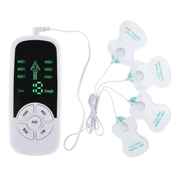 Tens Machine Therapy Pads Back Muscle Electrical Stimulator Massager Pulse EMS