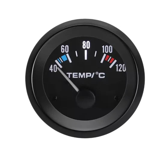 2" 52MM Temperature Temp Gauge Meter 40~120℃ Car Water Temp LED Electrical