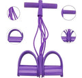6 Tube Resistance Bands Pedal Exerciser Portable Home Gym Yoga Fitness Workout